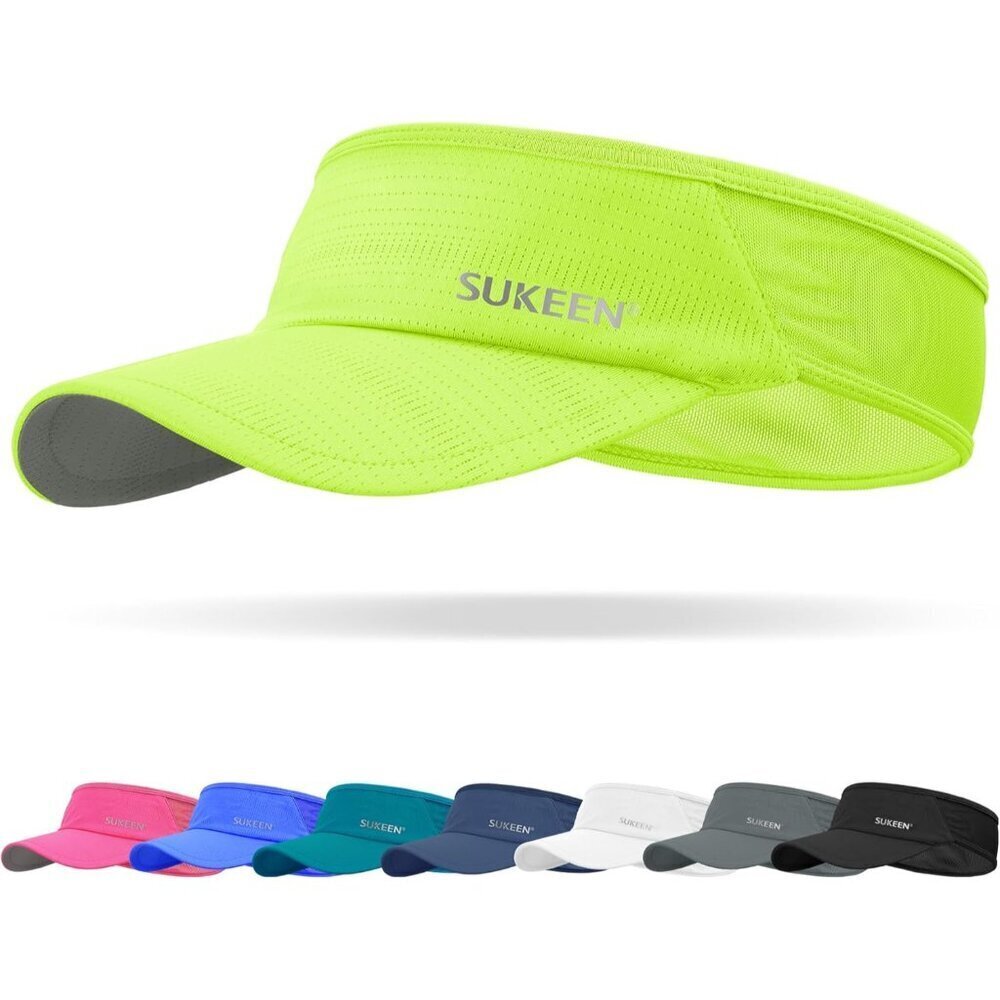 Lightweight Sports Sun Visor Men Women UV Protection Packable for Running
